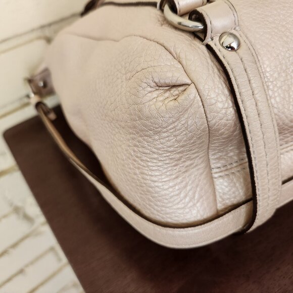 Euc Coach Alexadra Gold Leather Studded Shoulder Bag/Handbag - Picture 10 of 13